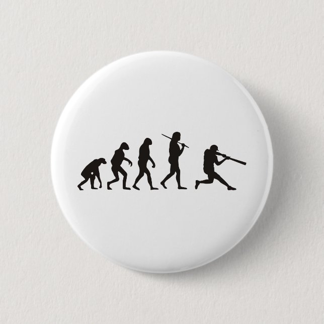 Die Evolution des Baseballbatters Button (Vorderseite)