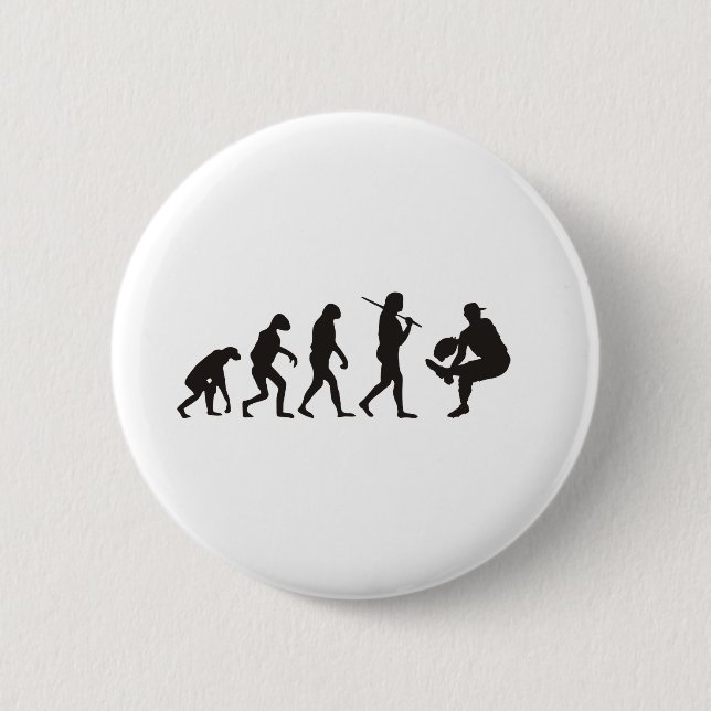 Die Evolution des Baseballpitchers Button (Vorderseite)
