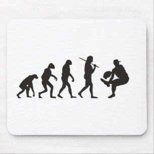 Die Evolution des Baseballpitchers Mousepad