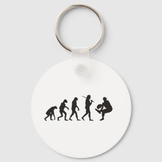 Die Evolution des Baseballpitchers Schlüsselanhänger