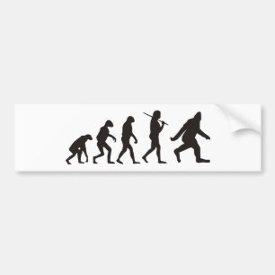 Die Evolution des Bigfoot Autoaufkleber
