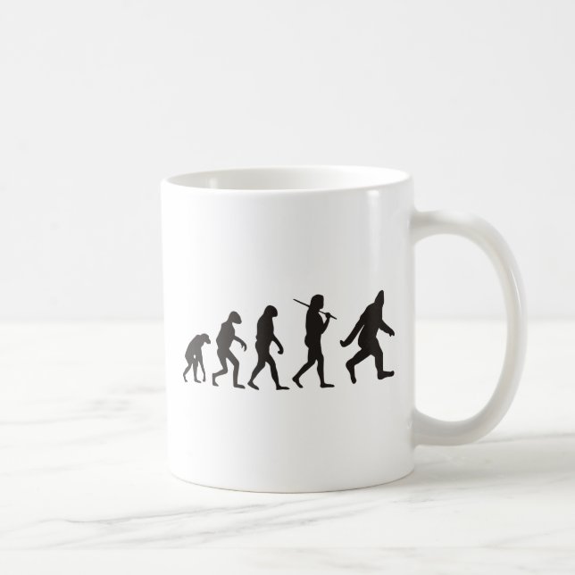 Die Evolution des Bigfoot Kaffeetasse (Rechts)