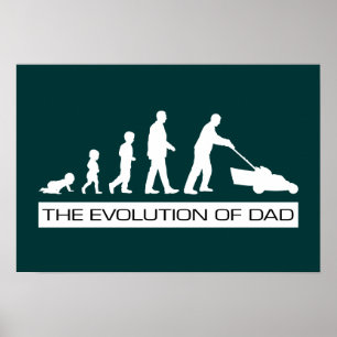 Die Evolution des Vater Poster