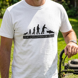Die Evolution des Vaters - Ein lustiges T-Shirt fü