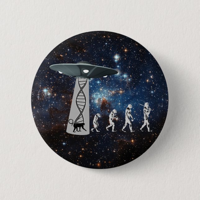 Die Evolutions-Verschwörung Button (Vorderseite)