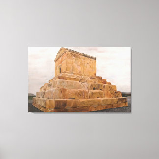 Die ewige Stille von Pasargadae Leinwanddruck