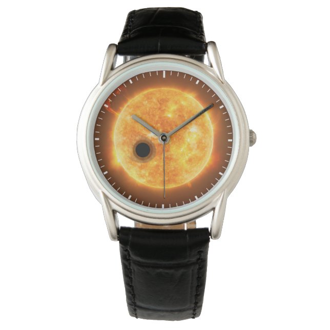 Die Exoplanet Wasp-107b ist ein Gasriese Armbanduhr (Vorderseite)