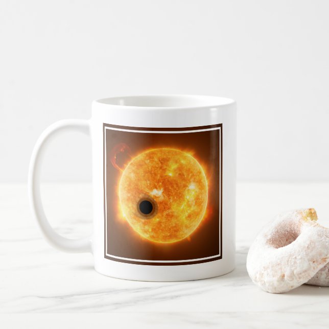 Die Exoplanet Wasp-107b ist ein Gasriese Kaffeetasse (Mit Donut)