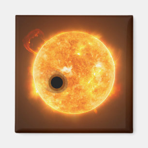 Die Exoplanet Wasp-107b ist ein Gasriese Magnet