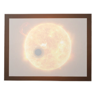 Die Exoplanet Wasp-107b ist ein Gasriese Notizblock