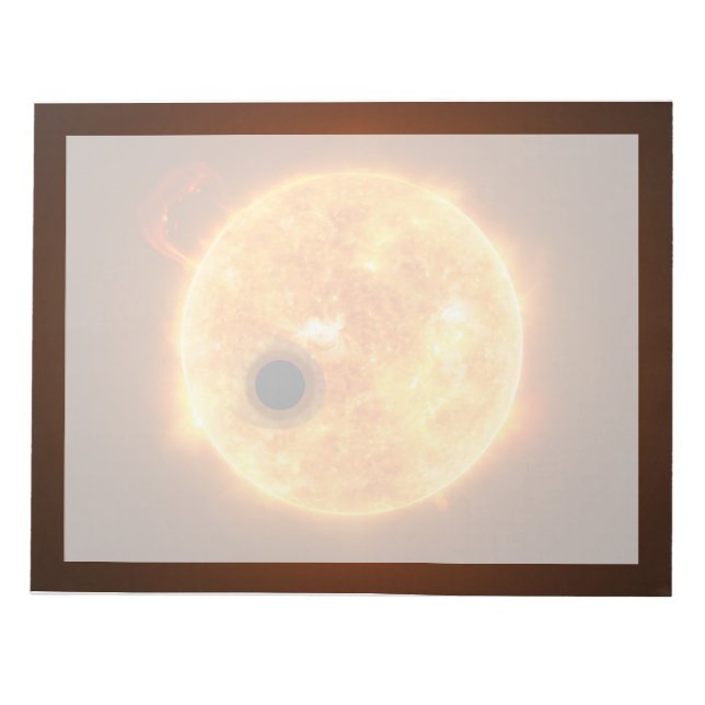 Die Exoplanet Wasp-107b ist ein Gasriese Notizblock (Vorderseite)