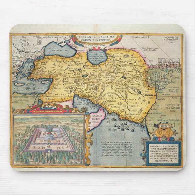 Die Expedition von Alexander der Große Mousepad (Vorne)