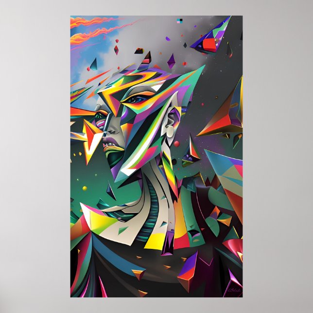 Die explodierte Persönlichkeit Poster (Vorne)