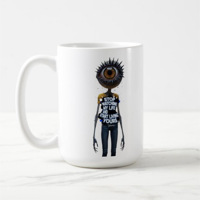 Die Eye And Word Sammlung Kaffeetasse (Links)