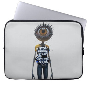 Die Eye And Word Sammlung Laptopschutzhülle