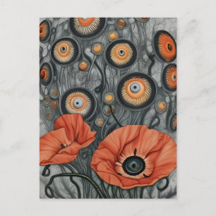 Die Eyeball-Pflanze Postkarte