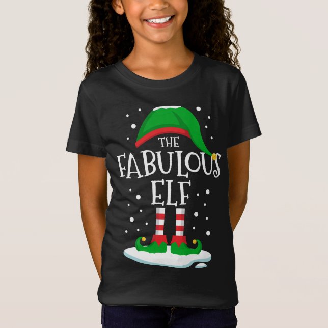 Die fabelhafte Elf Weihnachtsfamilie, die Xmas Gr T-Shirt (Vorderseite)