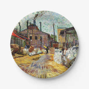 Die Fabrik (1887) von Vincent Van Gogh Pappteller