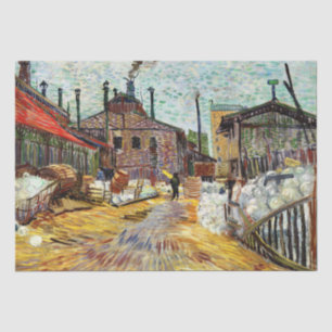 Die Fabrik (1887) von Vincent Van Gogh Tissue Pap Seidenpapier