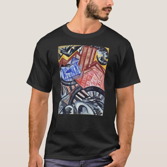 Die Fabrik und die Brücke T-Shirt (Vorderseite)