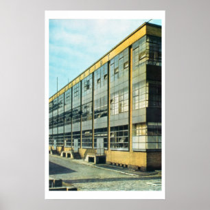 Die fagus-Schuh-Fabrik, entworfen von Walter Poster