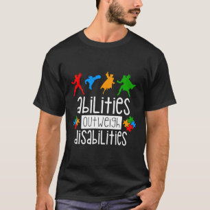 Die Fähigkeit zur Sensibilisierung für Autismus üb T-Shirt