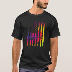 Die Fahne der Proud Healthcare Worker T-Shirt