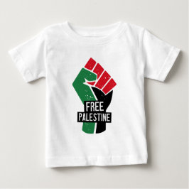 Die Fahne des freien Palästinas Baby T-shirt