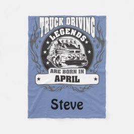 Die Fahrerlegende sind im April Geboren, Name hinz Fleecedecke