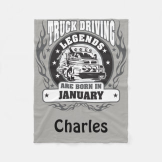 Die Fahrerlegende sind im Januar Geboren, Name hin Fleecedecke
