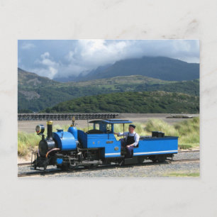 Die Fairbourne-Bahn Postkarte