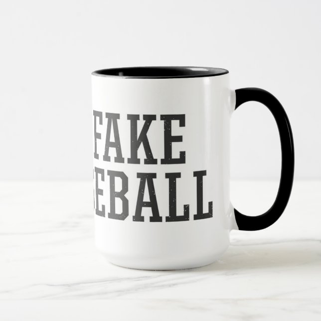Die Fake-Baseball-Tasse Tasse (Rechts)