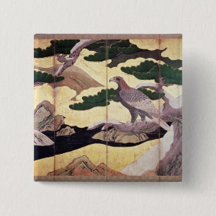 Die Falken in den Kiefern, 6 täfeln faltenden Button