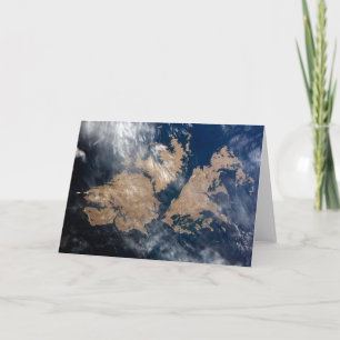 Die Falklandinseln (Insel Malvinas). Karte