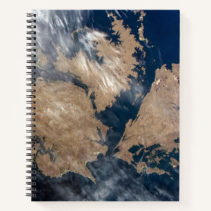 Die Falklandinseln (Insel Malvinas). Notizbuch