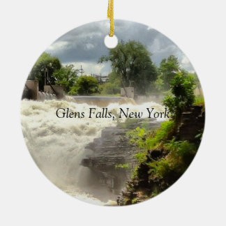 Die Fälle bei Glens Falls Keramikornament