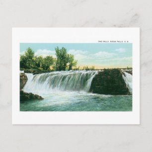 Die Fälle, Sioux Falls, SD Postkarte