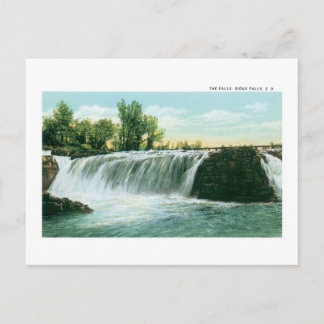 Die Fälle, Sioux Falls, SD Postkarte