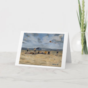 Die Familie am Strand von Trina Chow Karte
