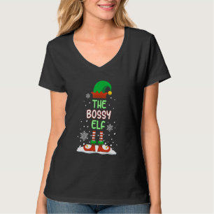 Die Familie Bossy Elf Funny passt Weihnachten Paja T-Shirt