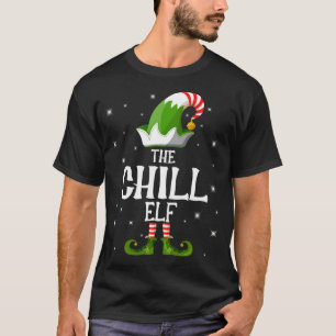 Die Familie Chill Elf passt Weihnachten T-Shirt