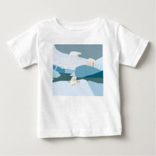 Die Familie der Eisbären Baby T-shirt