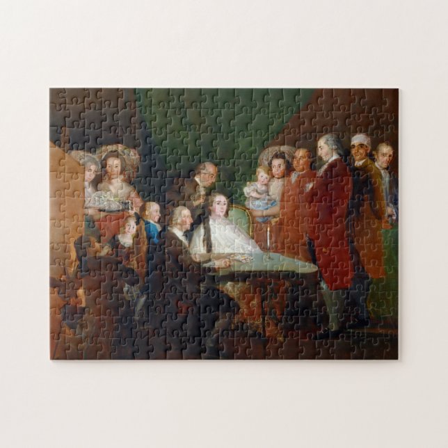Die Familie des Infante Don Luis Francisco Goya Puzzle (Horizontal)