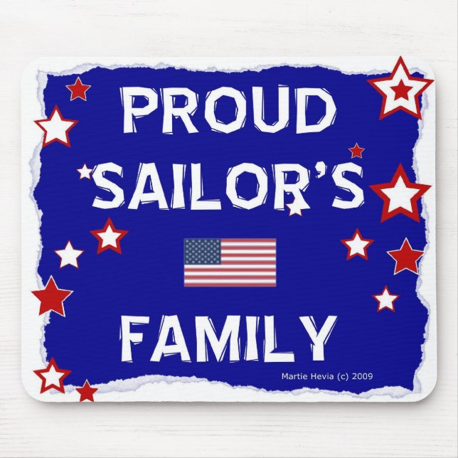 Die Familie des Proud Sailors - zu Ehren - Mousepa Mousepad (Vorne)