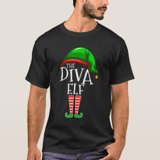 Die Familie Diva Elf Matching Group Weihnachtsgesc T-Shirt