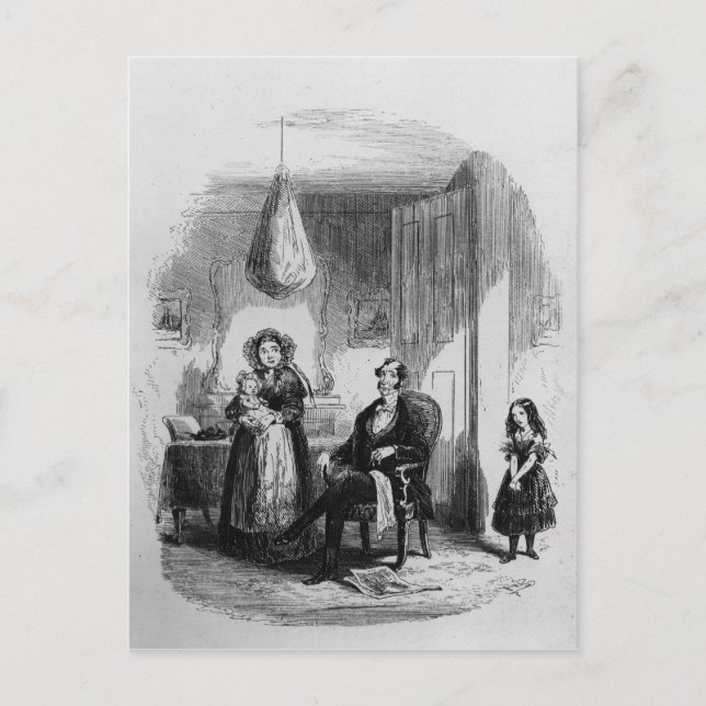 Die Familie Dombey Postkarte (Vorderseite)