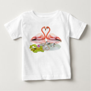DIE FAMILIE FLAMINGO BABY T-SHIRT