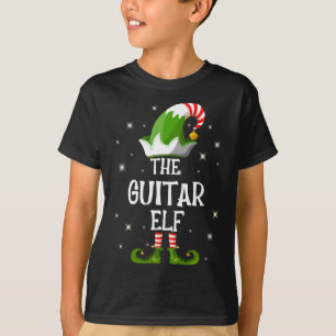 Die Familie Gitarre Elf passt Weihnachten zusammen T-Shirt