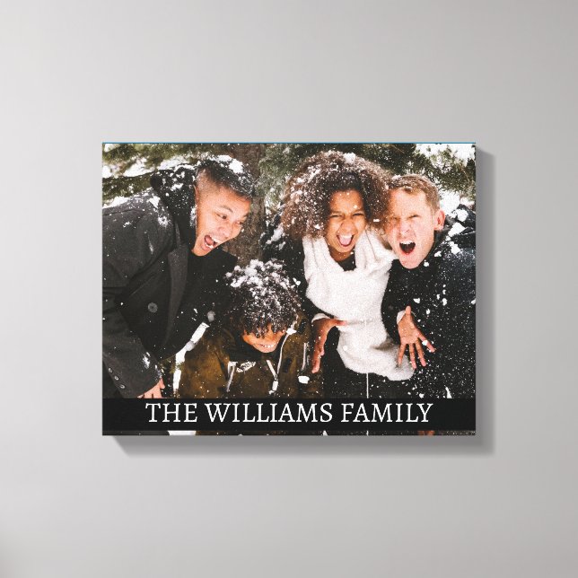 Die Familie Leinwanddruck (Vorderseite)