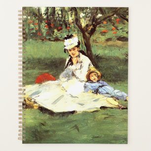 Die Familie Monet in ihrem Garten Edouard Manet Planer